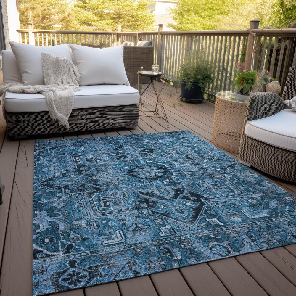 Chantille ACN570 Blue 2'6" x 3'10" Rug. Picture 8