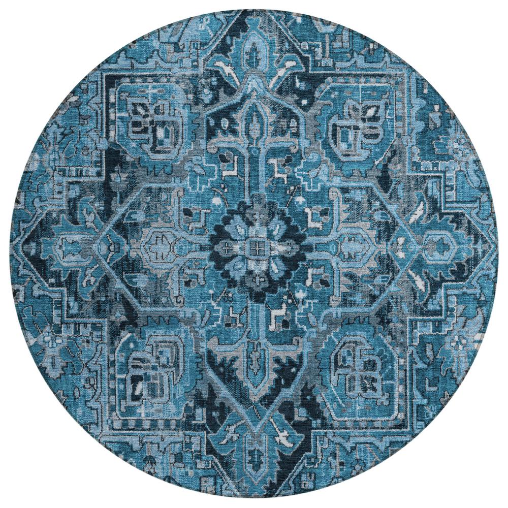 Chantille ACN570 Blue 8' x 8' Rug. Picture 1