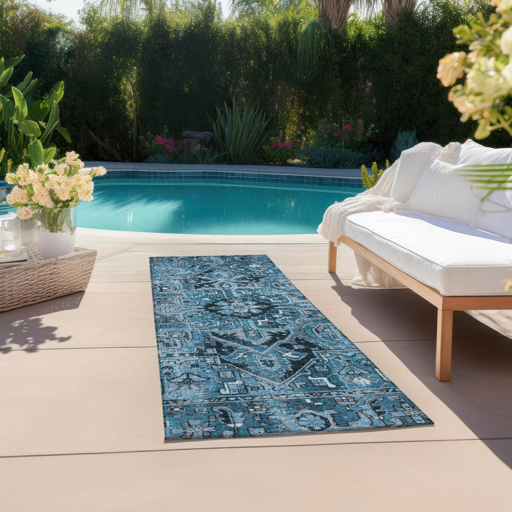 Chantille ACN570 Blue 2'3" x 7'6" Rug. Picture 7