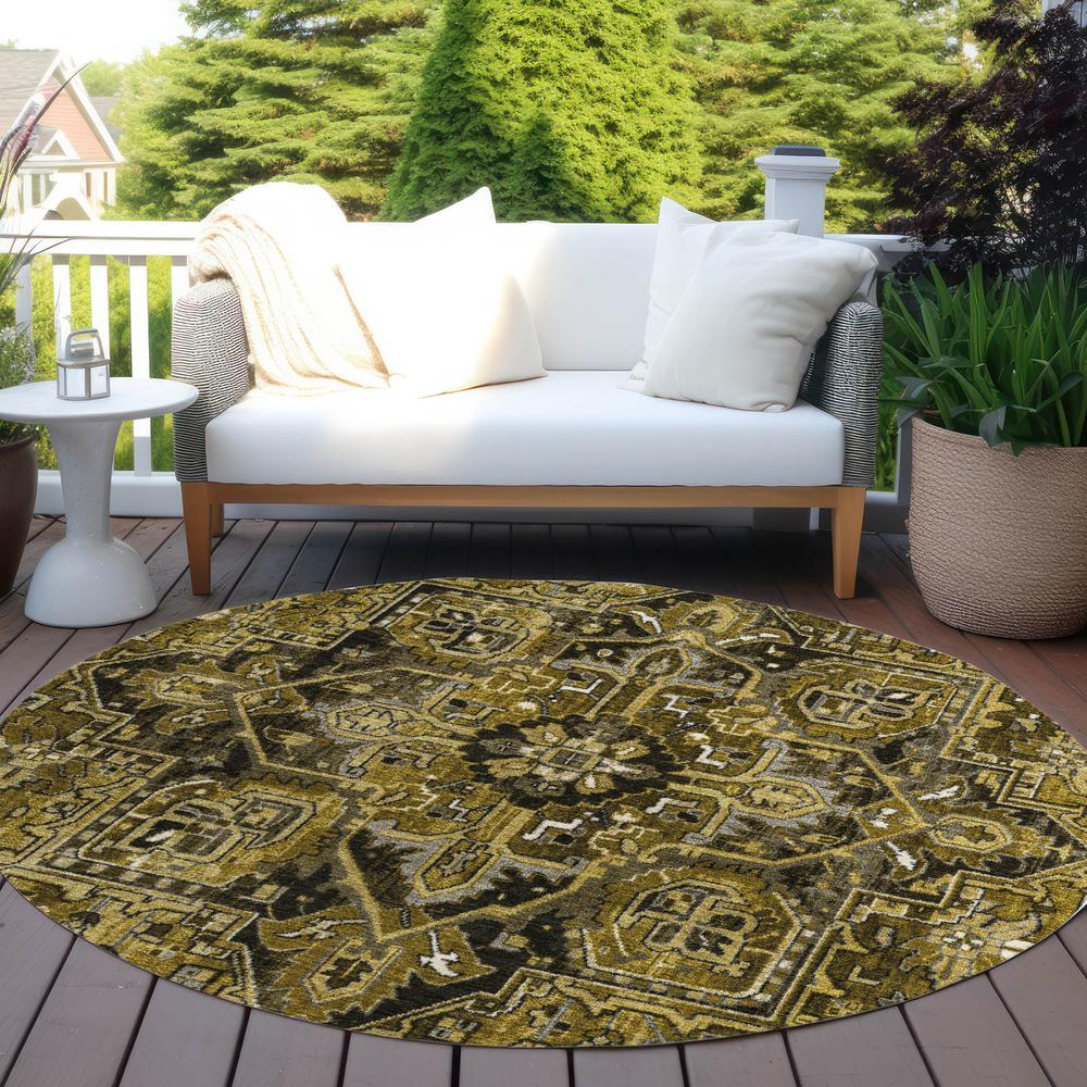 Chantille ACN570 Brown 8' x 8' Rug. Picture 7
