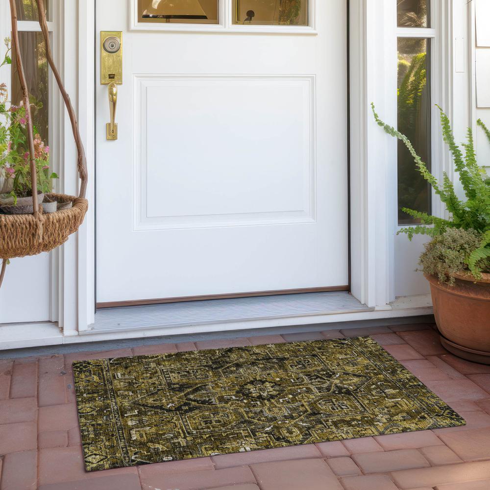 Chantille ACN570 Brown 1'8" x 2'6" Rug. Picture 7