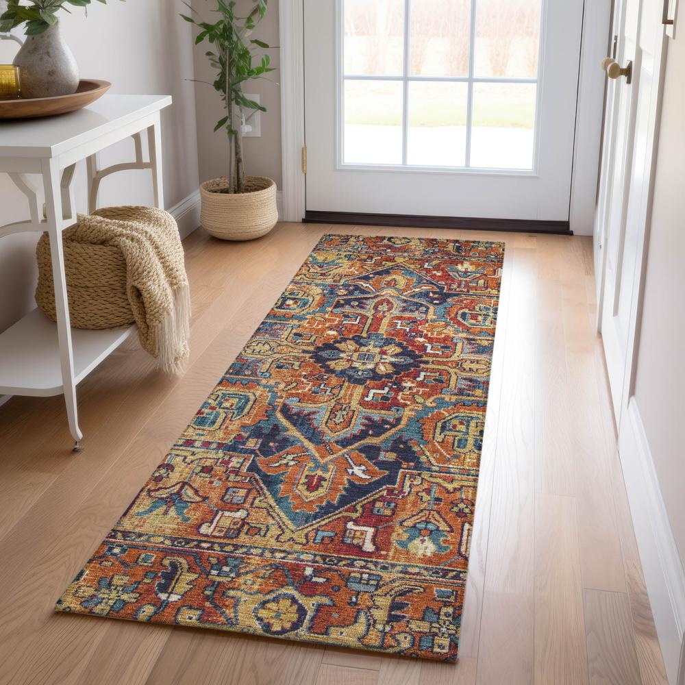 Chantille ACN570 Orange 2'3" x 7'6" Rug. Picture 6