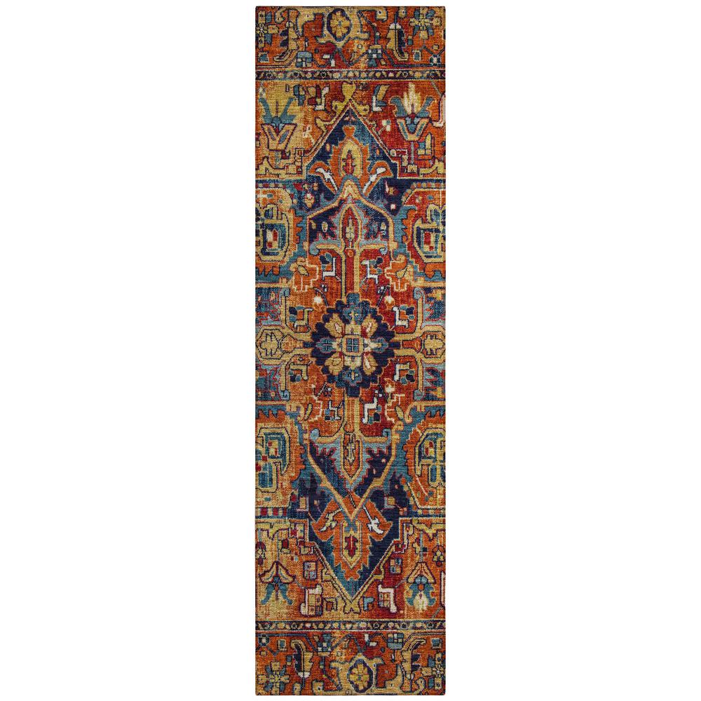 Chantille ACN570 Orange 2'3" x 7'6" Rug. Picture 1