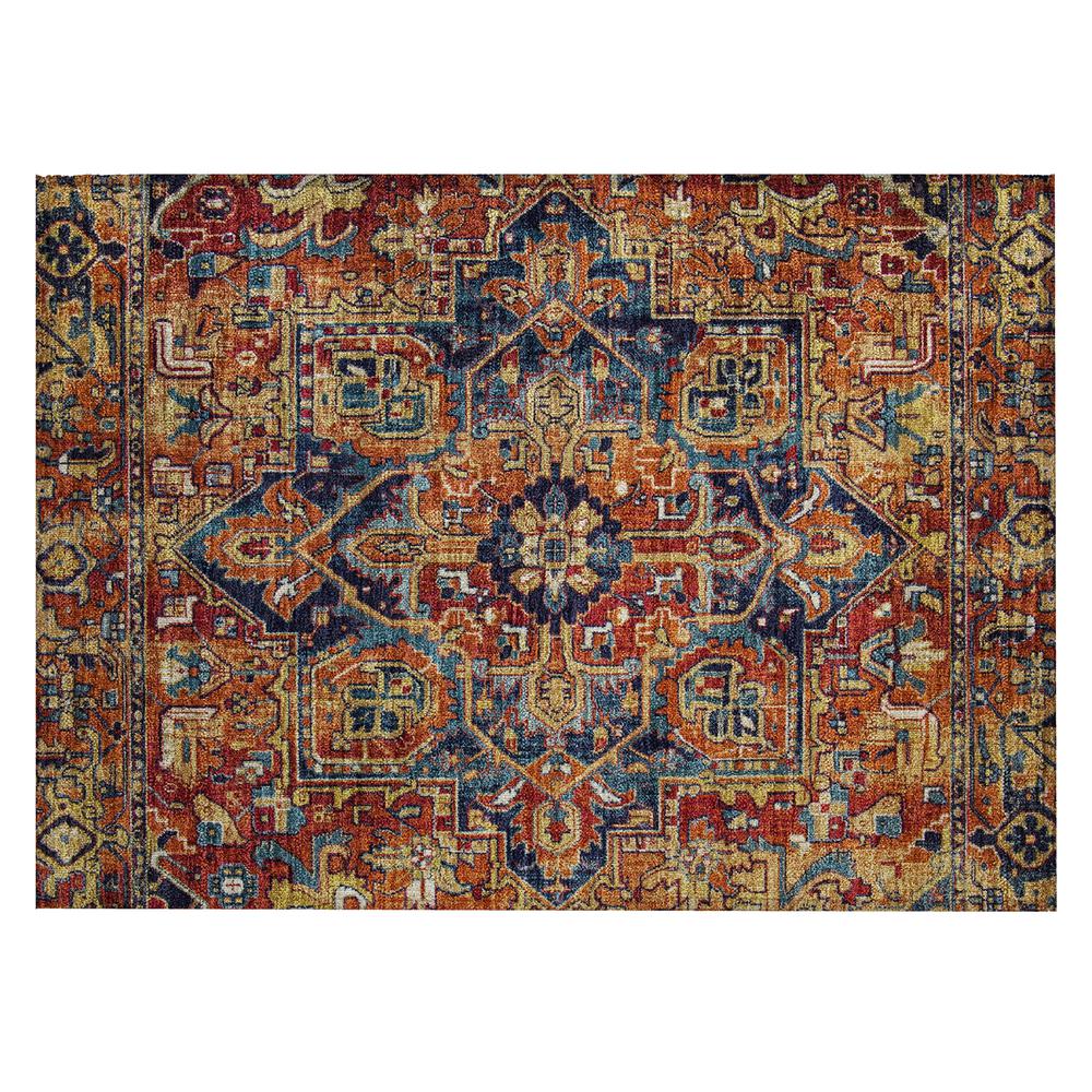 Chantille ACN570 Orange 1'8" x 2'6" Rug. Picture 1