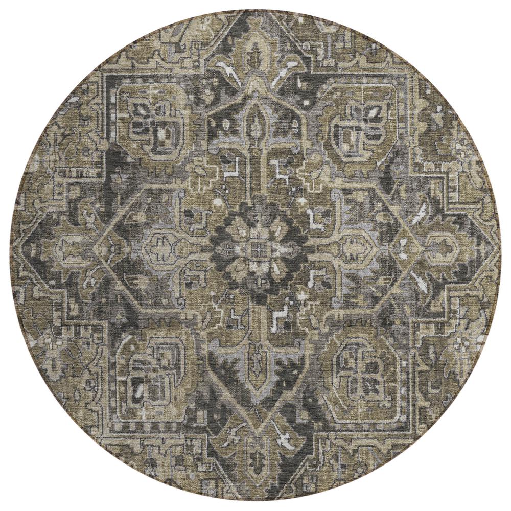Chantille ACN570 Brown 8' x 8' Rug. Picture 1
