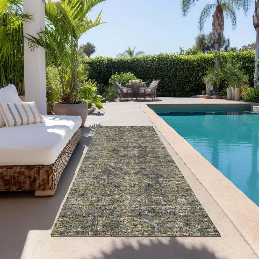 Chantille ACN571 Brown 2'3" x 7'6" Rug. Picture 7