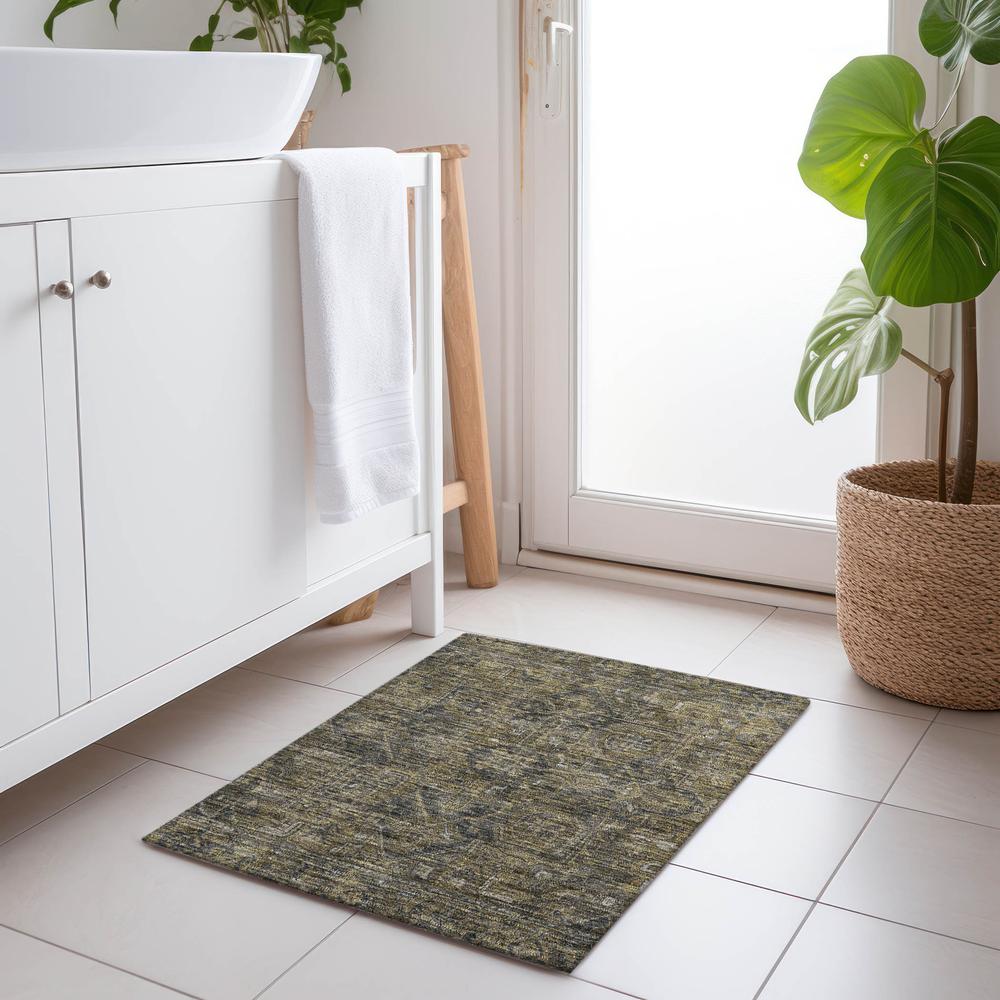 Chantille ACN571 Brown 1'8" x 2'6" Rug. Picture 6