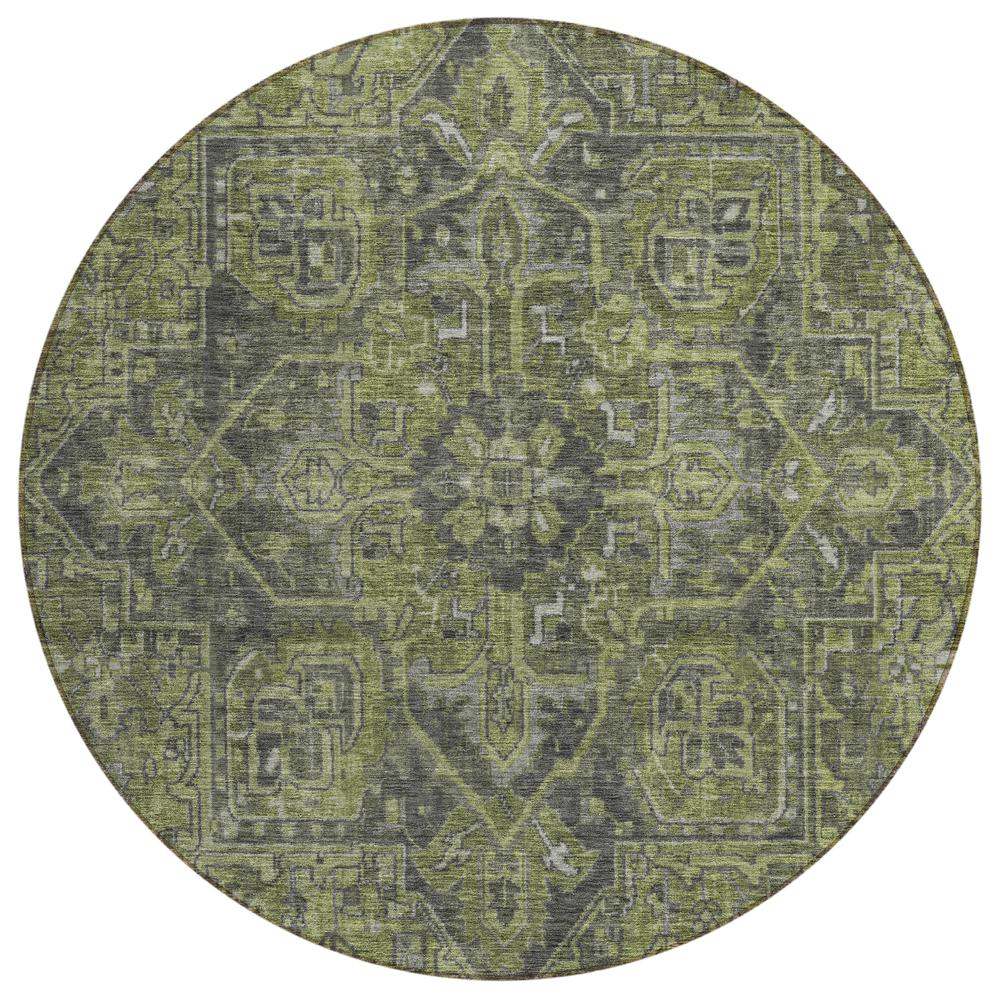 Chantille ACN571 Green 8' x 8' Rug. Picture 1
