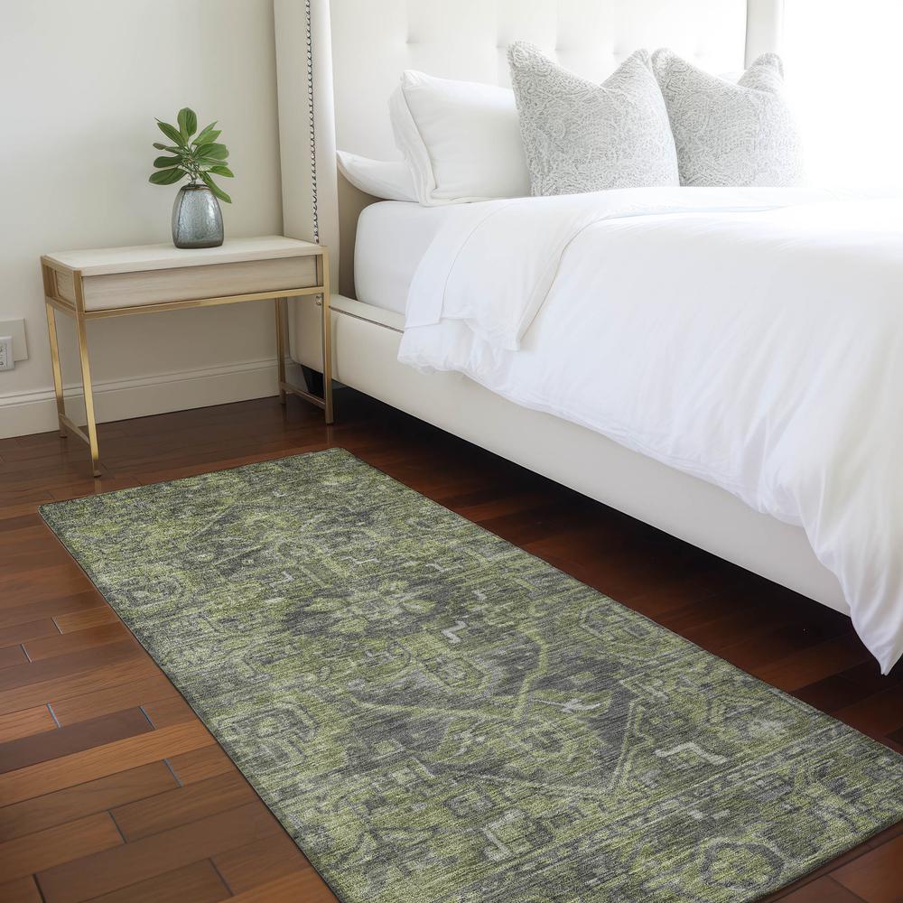 Chantille ACN571 Green 2'3" x 7'6" Rug. Picture 6