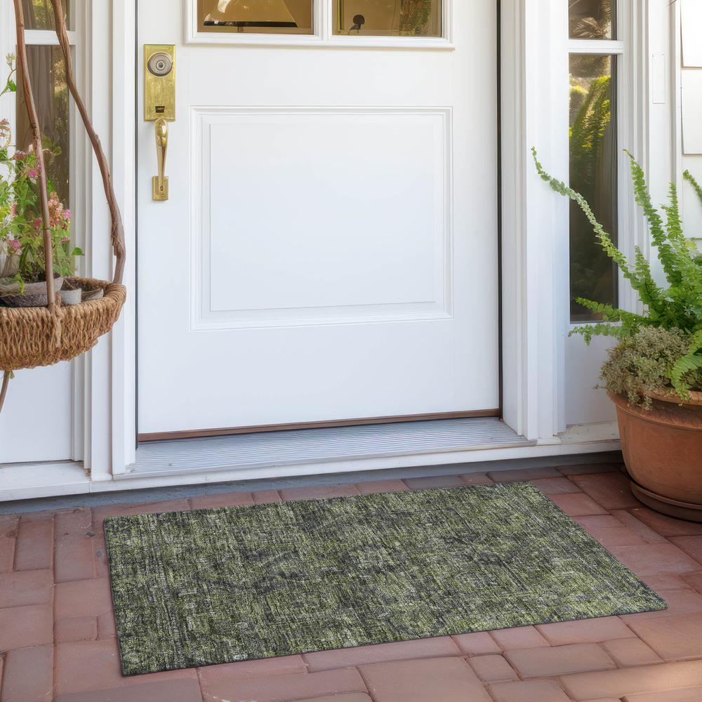 Chantille ACN571 Green 1'8" x 2'6" Rug. Picture 7