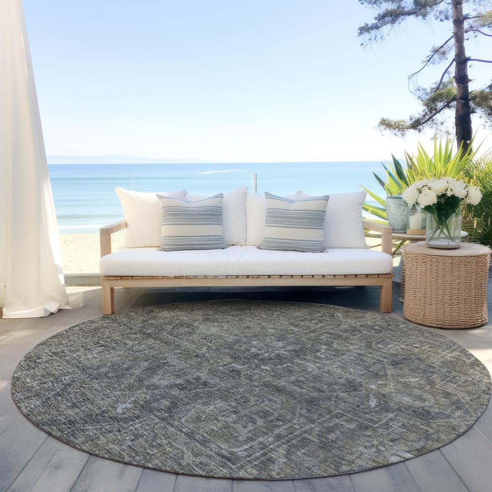 Chantille ACN571 Brown 8' x 8' Rug. Picture 7