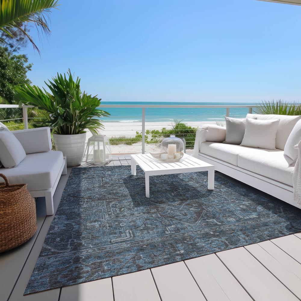 Chantille ACN571 Blue 2'6" x 3'10" Rug. Picture 8