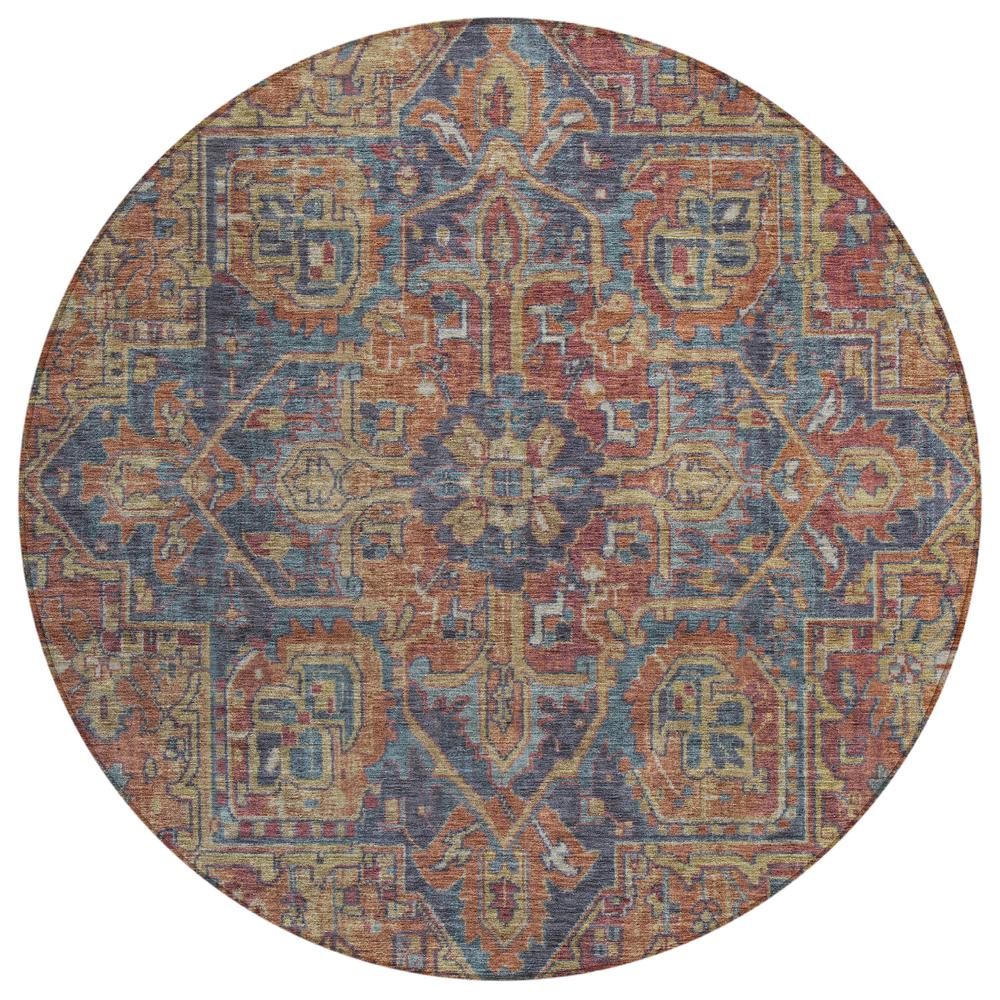 Chantille ACN571 Red 8' x 8' Rug. Picture 1