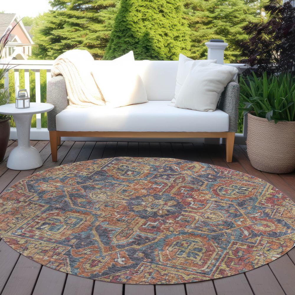 Chantille ACN571 Red 8' x 8' Rug. Picture 7