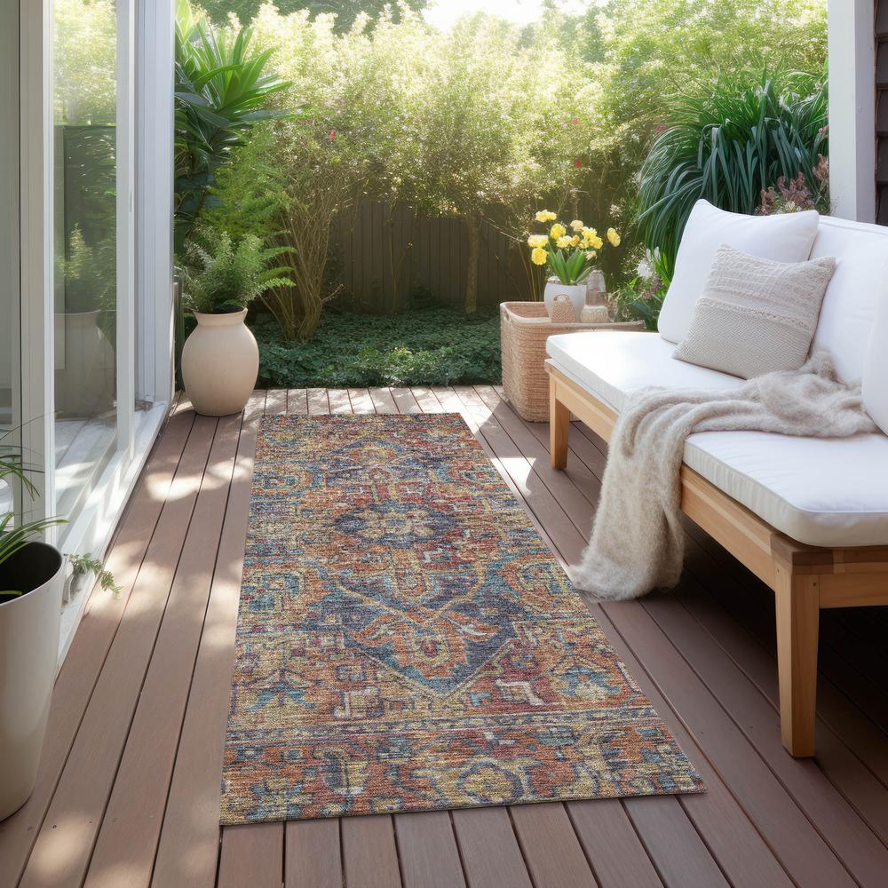 Chantille ACN571 Red 2'3" x 7'6" Rug. Picture 7