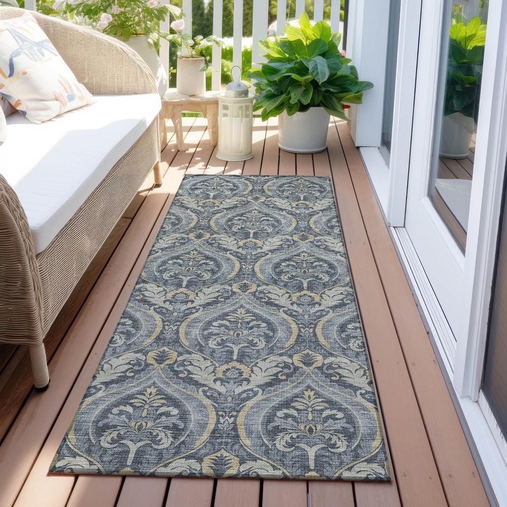 Chantille ACN572 Blue 2'3" x 7'6" Rug. Picture 7