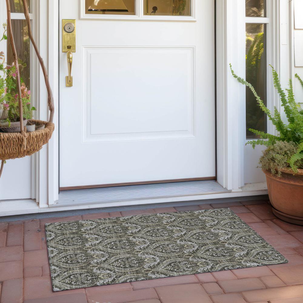 Chantille ACN572 Brown 1'8" x 2'6" Rug. Picture 7