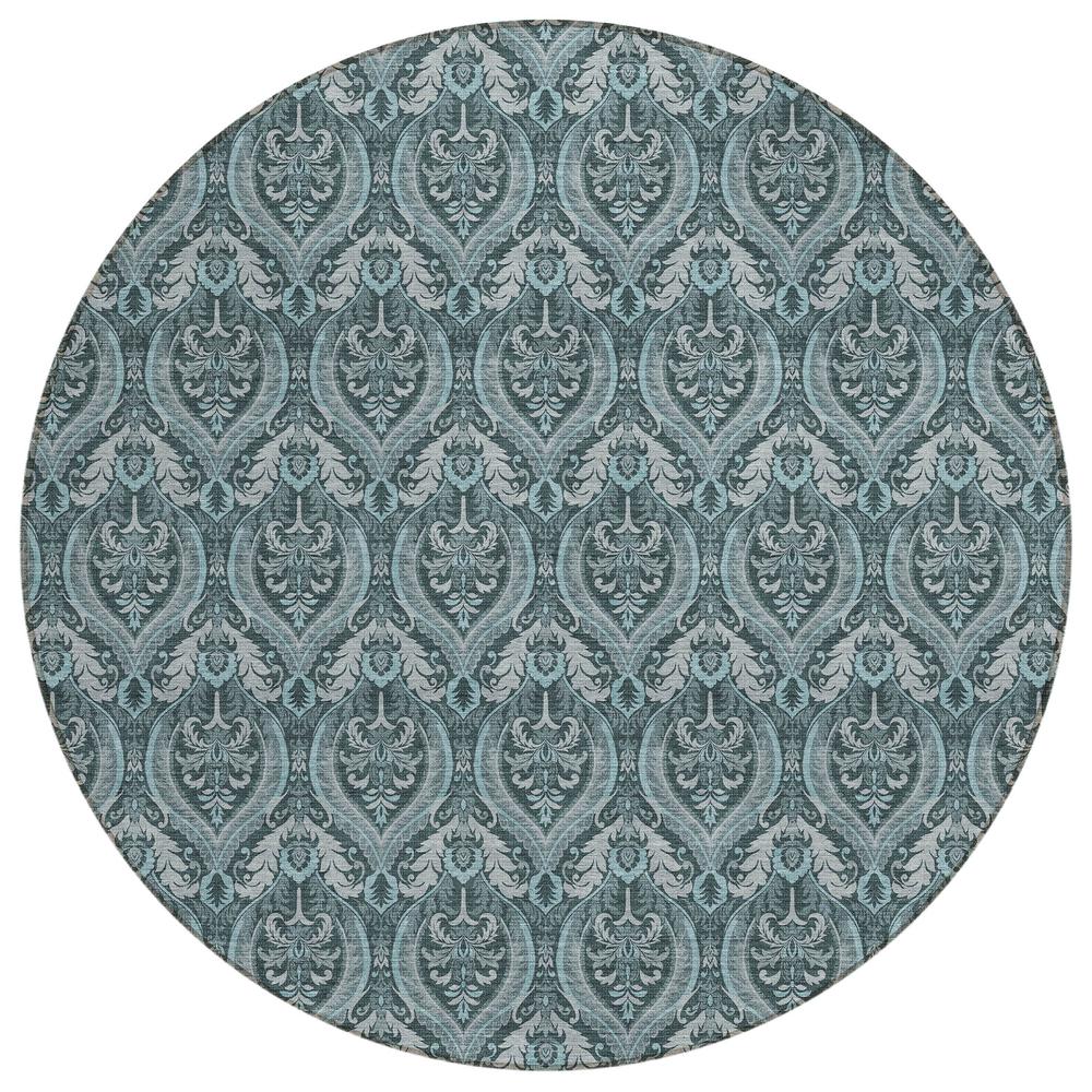 Chantille ACN572 Teal 8' x 8' Rug. Picture 1