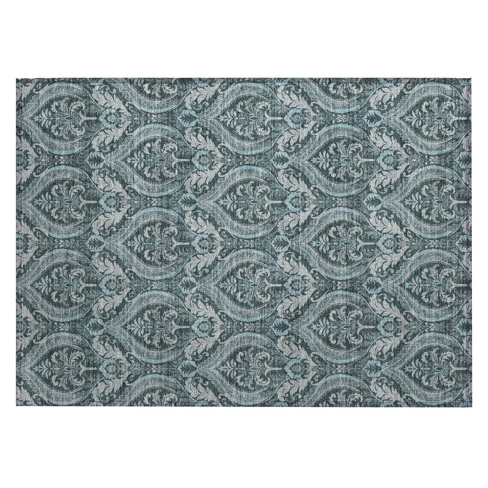 Chantille ACN572 Teal 1'8" x 2'6" Rug. Picture 1