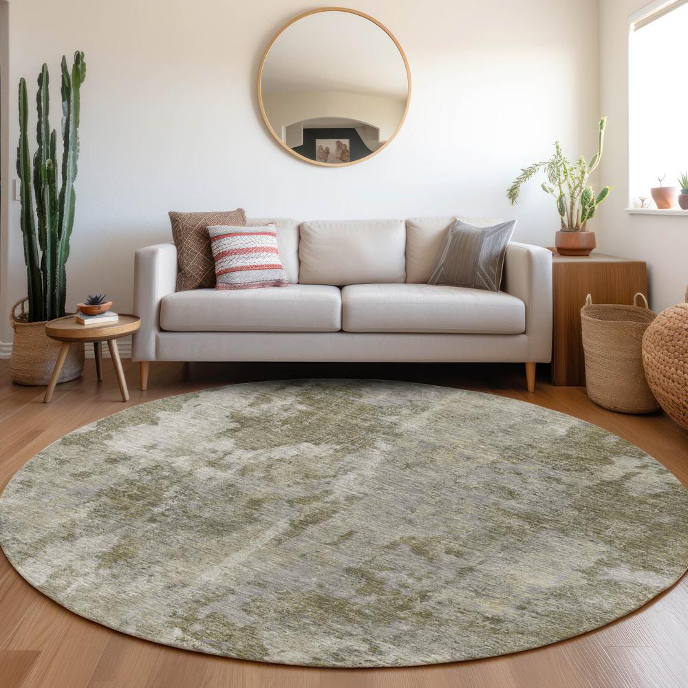 Chantille ACN573 Brown 8' x 8' Rug. Picture 6