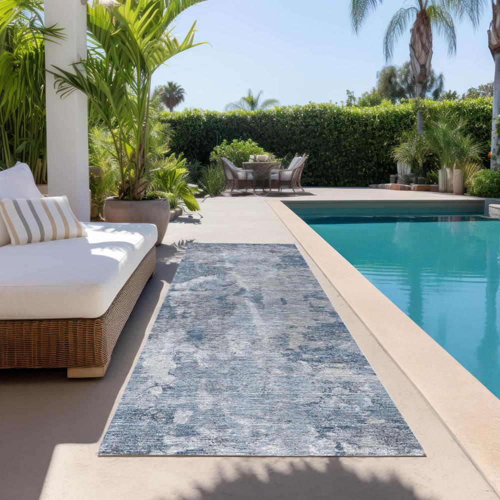 Chantille ACN573 Blue 2'3" x 7'6" Rug. Picture 7