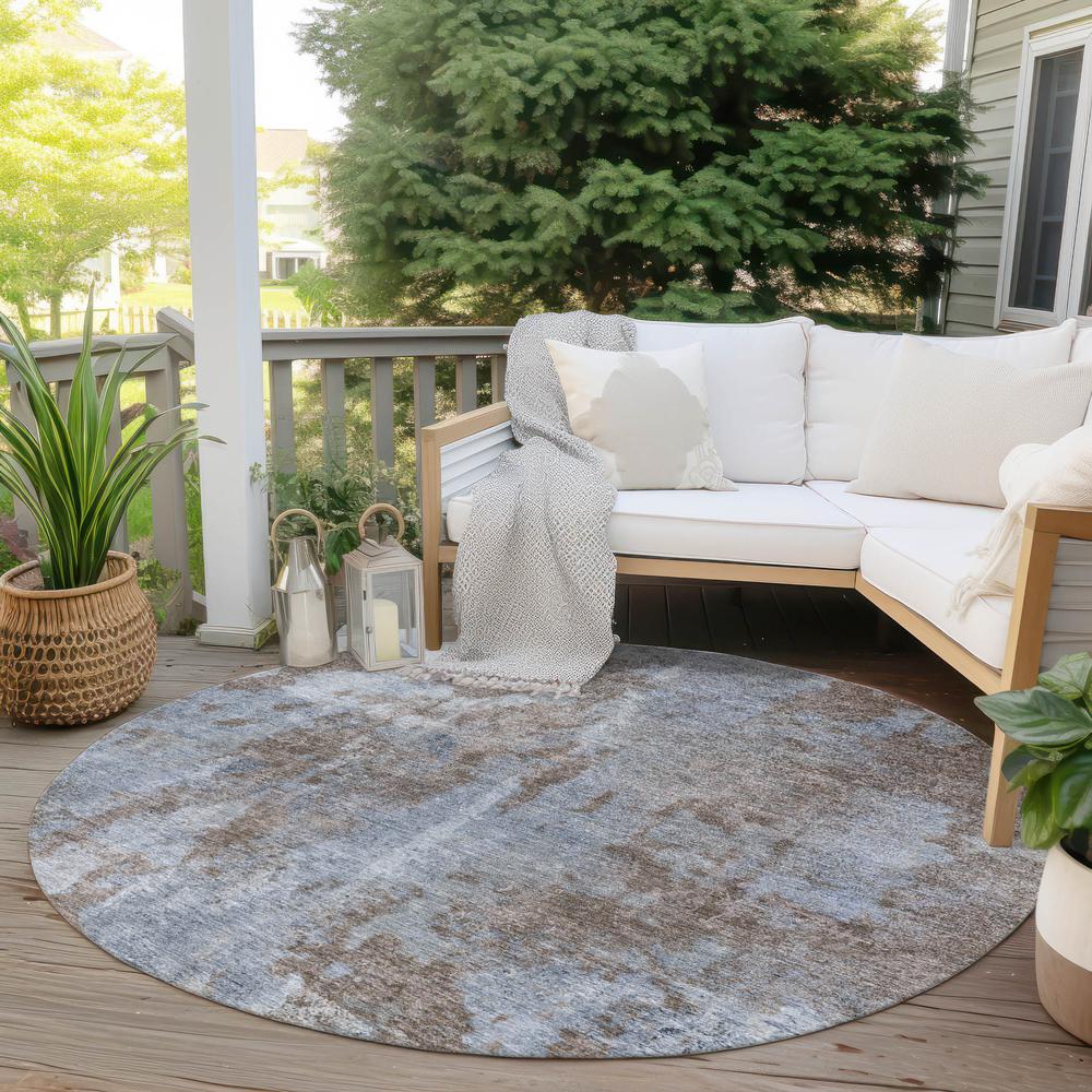 Chantille ACN573 Brown 8' x 8' Rug. Picture 7