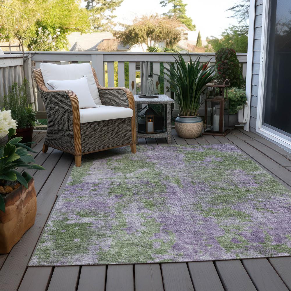 Chantille ACN573 Green 2'6" x 3'10" Rug. Picture 9