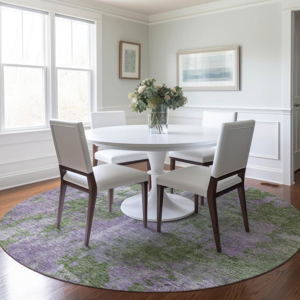 Chantille ACN573 Green 8' x 8' Rug. Picture 6