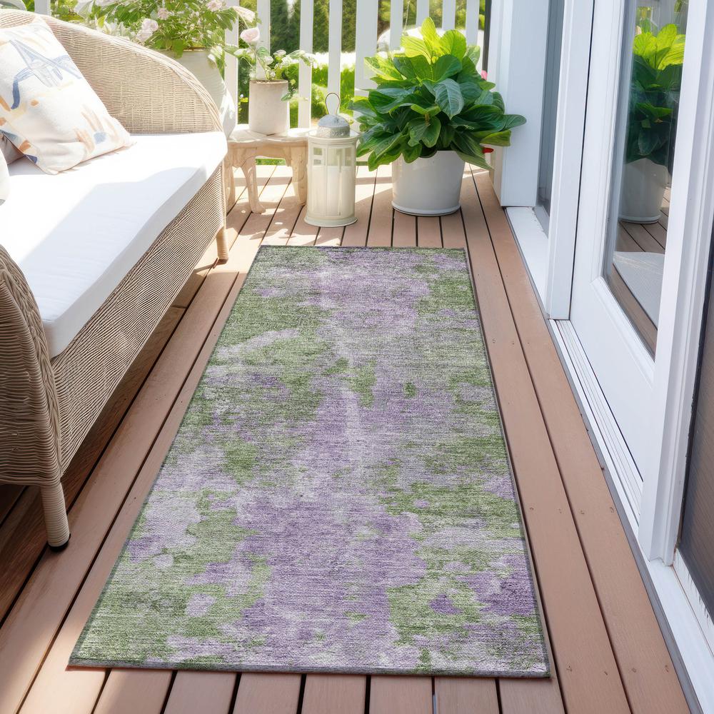 Chantille ACN573 Green 2'3" x 7'6" Rug. Picture 7