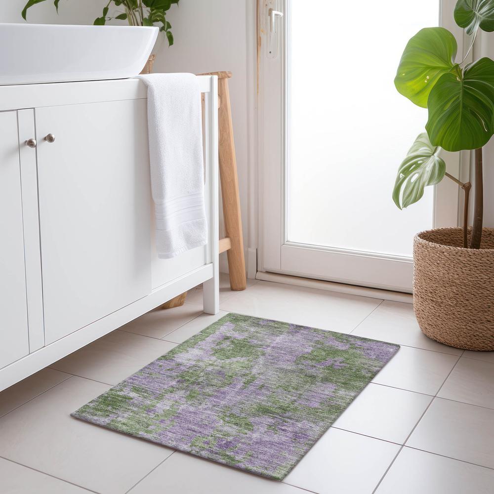 Chantille ACN573 Green 1'8" x 2'6" Rug. Picture 7