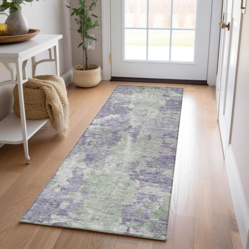 Chantille ACN573 Purple 2'3" x 7'6" Rug. Picture 6