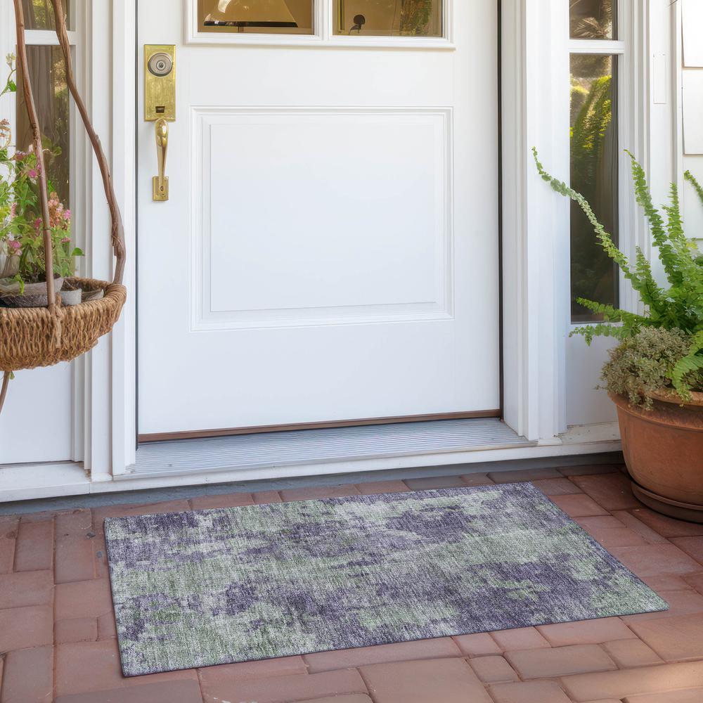 Chantille ACN573 Purple 1'8" x 2'6" Rug. Picture 7