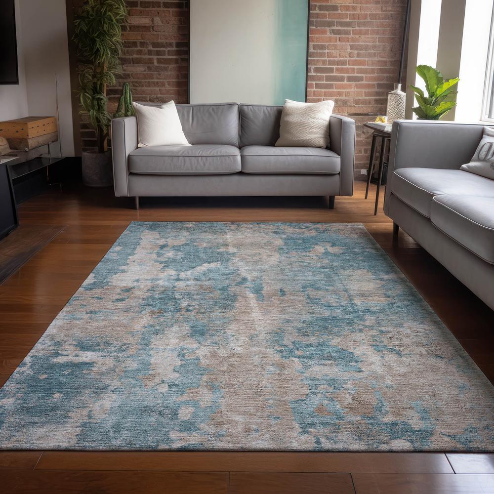 Chantille ACN573 Teal 2'6" x 3'10" Rug. Picture 7