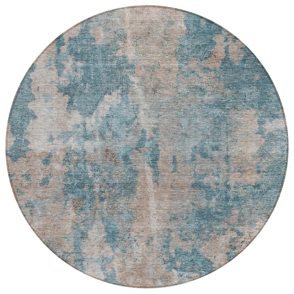 Chantille ACN573 Teal 8' x 8' Rug. Picture 1