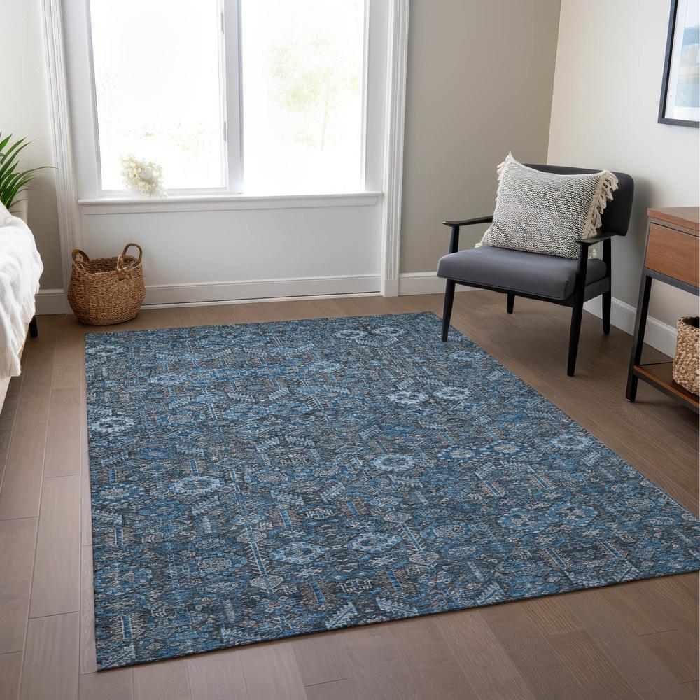Chantille ACN574 Blue 2'6" x 3'10" Rug. Picture 7