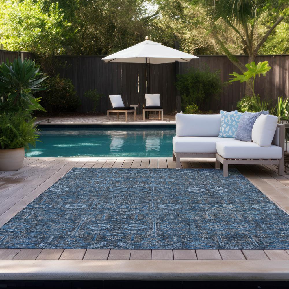 Chantille ACN574 Blue 2'6" x 3'10" Rug. Picture 9