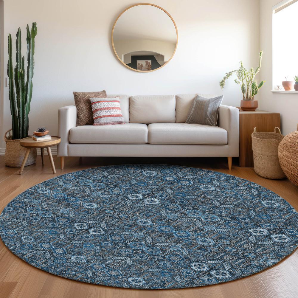 Chantille ACN574 Blue 8' x 8' Rug. Picture 6