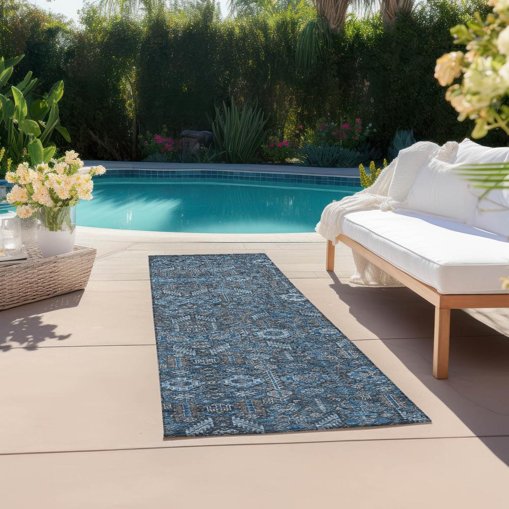 Chantille ACN574 Blue 2'3" x 7'6" Rug. Picture 7