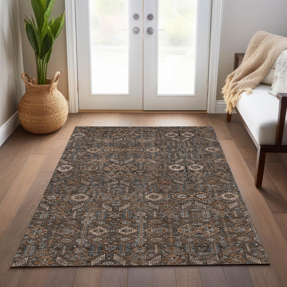 Chantille ACN574 Brown 2'6" x 3'10" Rug. Picture 7