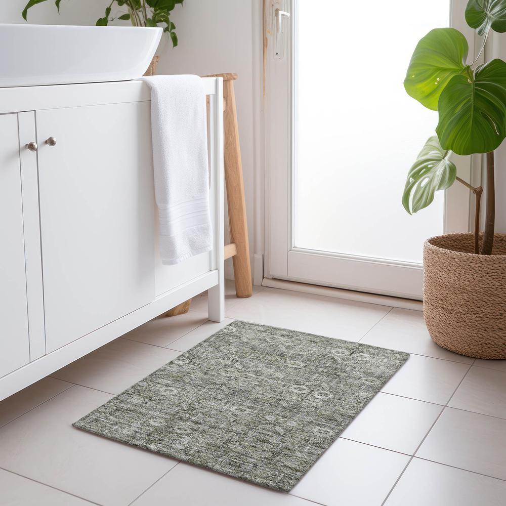 Chantille ACN574 Gray 1'8" x 2'6" Rug. Picture 7