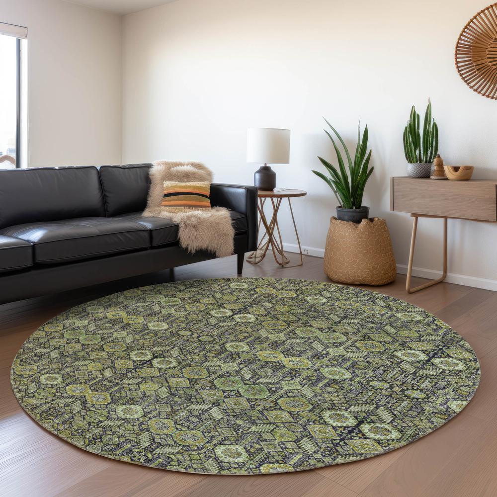 Chantille ACN574 Green 8' x 8' Rug. Picture 6