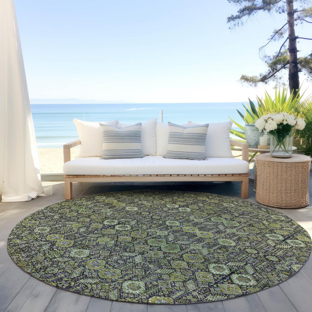 Chantille ACN574 Green 8' x 8' Rug. Picture 7