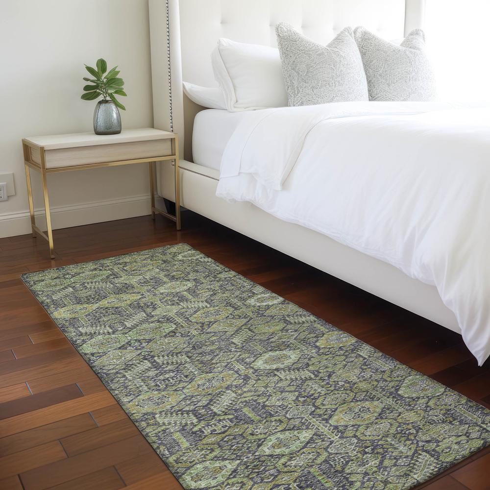 Chantille ACN574 Green 2'3" x 7'6" Rug. Picture 6