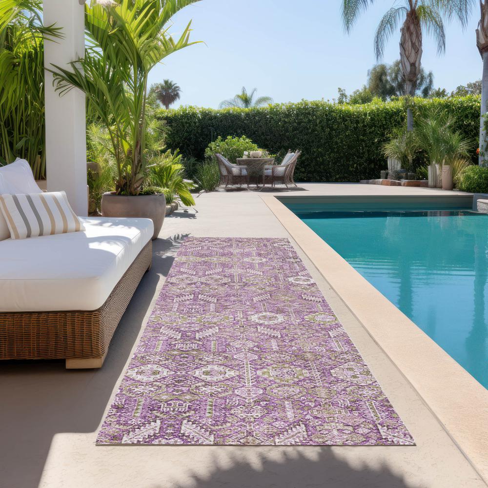 Chantille ACN574 Purple 2'3" x 7'6" Rug. Picture 7