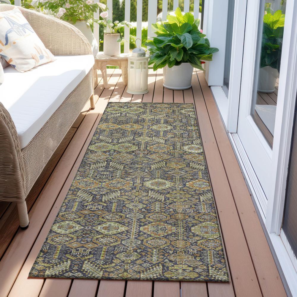 Chantille ACN574 Orange 2'3" x 7'6" Rug. Picture 7