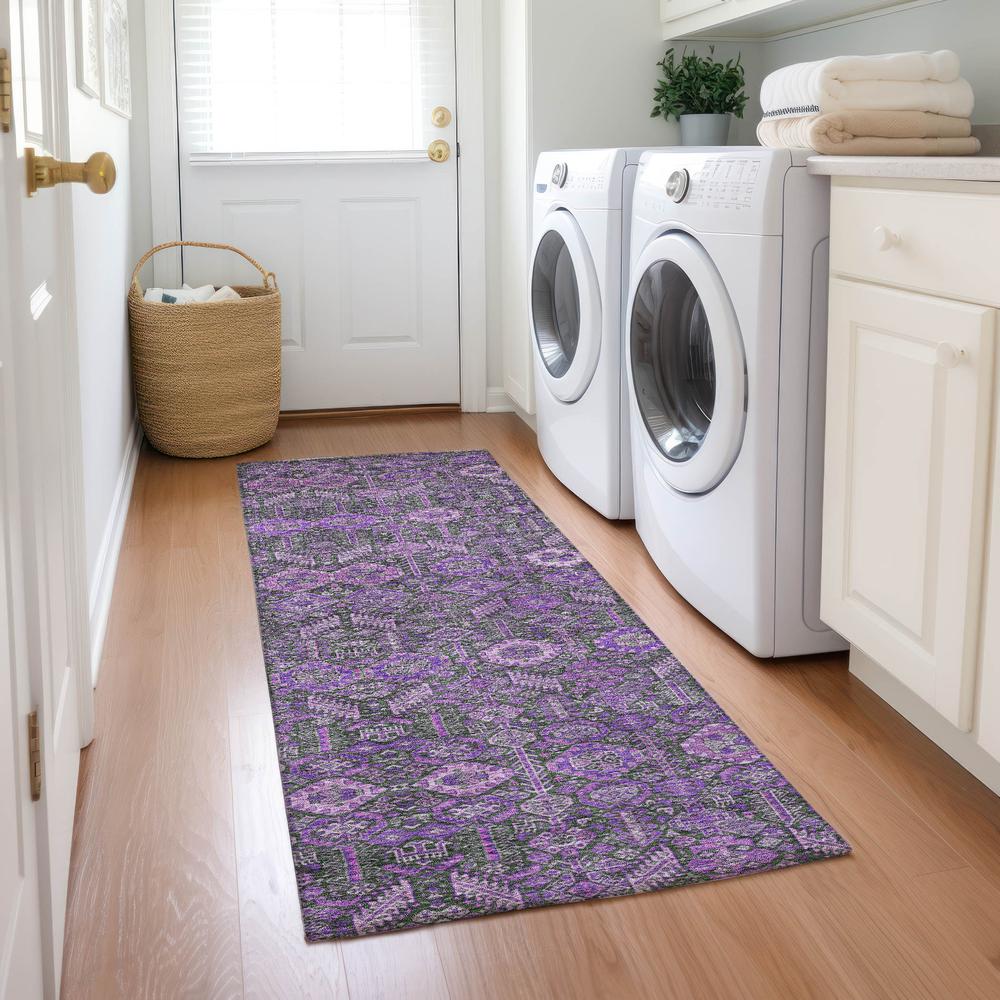 Chantille ACN574 Purple 2'3" x 7'6" Rug. Picture 6