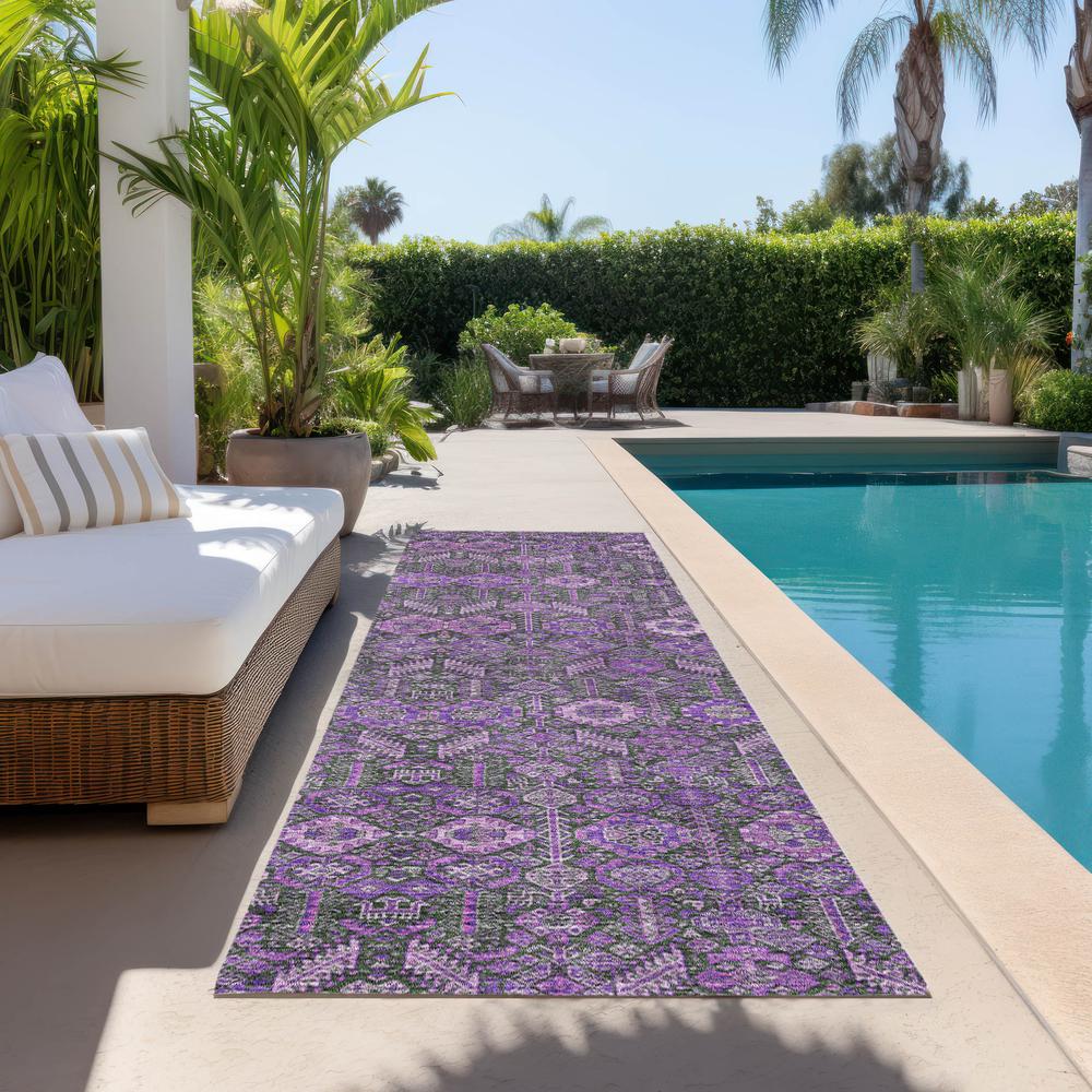 Chantille ACN574 Purple 2'3" x 7'6" Rug. Picture 7