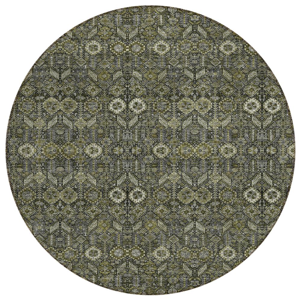 Chantille ACN574 Brown 8' x 8' Rug. Picture 1
