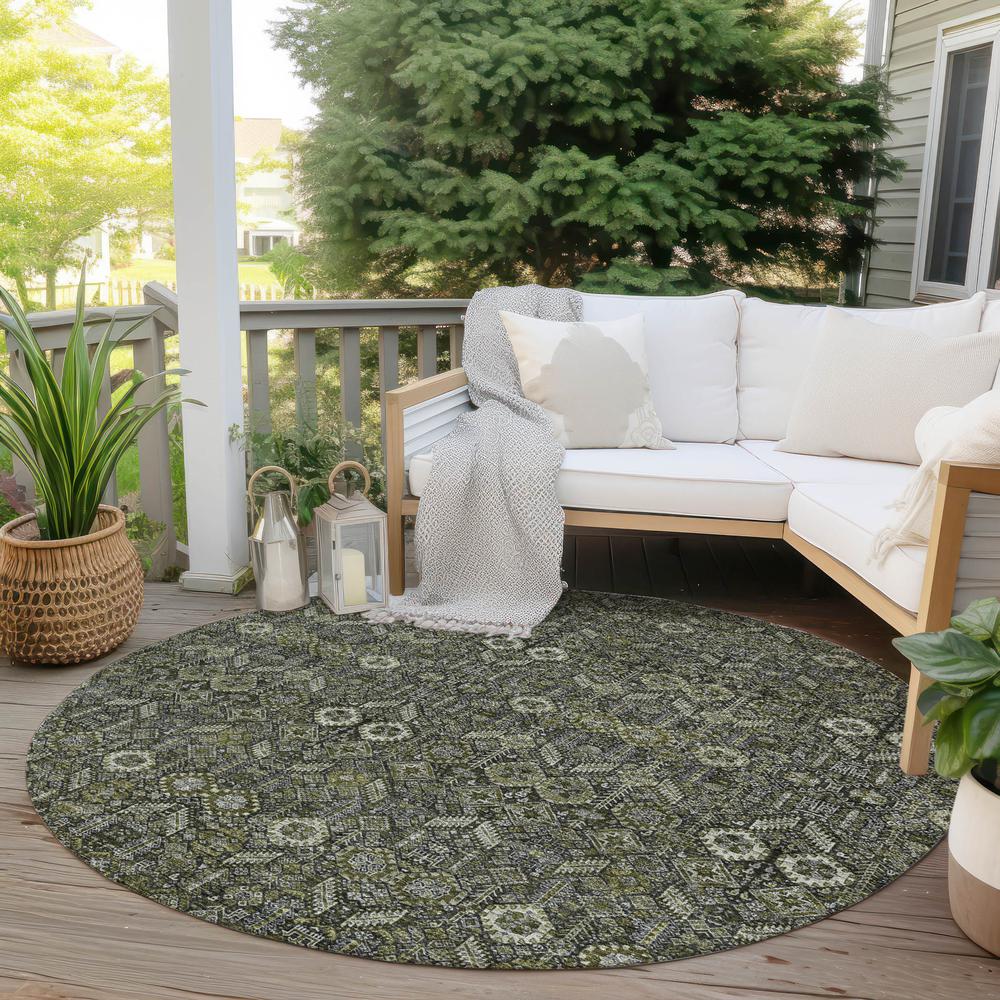 Chantille ACN574 Brown 8' x 8' Rug. Picture 7