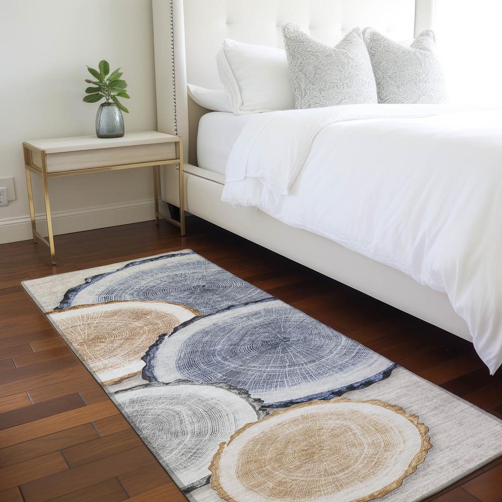 Chantille ACN575 Brown 2'3" x 7'6" Rug. Picture 6
